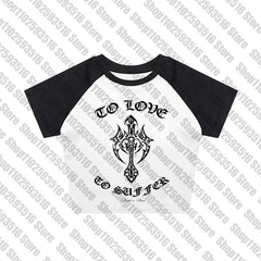JazzHer Y2K Dresse Dark Cross Mini Dress Vintage Sexy Spaghetti Strap High Waist Slit Dresses Goth Party Club Women Dress streetwear emo