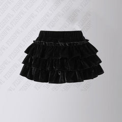 JazzHer Y2K Hot girl Skirt Korean Minimalist Aesthetic Streetwear Summer Women Simple Personality Lower garment Club Sexy Solid Bottoms