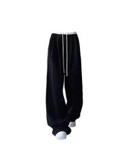 christmas outfit JazzHer Women's Black Gothic Sweatpants Baggy Y2k Harajuku Oversize Jogger Pants Vintage High Waist Wide Trousers Emo 2000s 90s Clothes