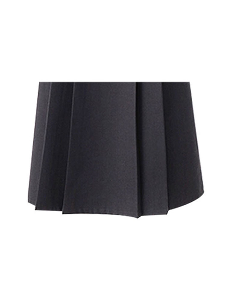 christmas outfit JazzHer Women Grey Skirts Vintage High Waist Pleated Long Skirt Female 2025 Autumn Japanese Fashion A-Line Skirt College Style Harajuku
