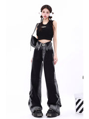 christmas outfit JazzHer Women's Vintage Jeans Baggy High Waist Denim Trouser 2000s Harajuku 90s Aesthetic Retro Korean Y2k Wide Leg Pants Pippie Clothes