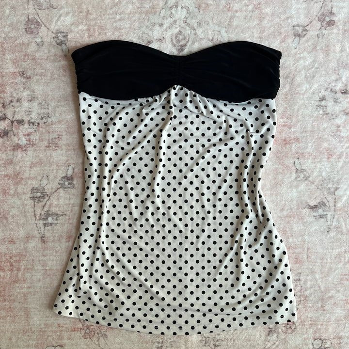 JazzHer Aesthetic Crop Top 2000s Women T shirt Kawaii Harajuku Slim Caims Sling Punk Streetwear Polka Dot Vintage Graphic Tank Tops Y2k