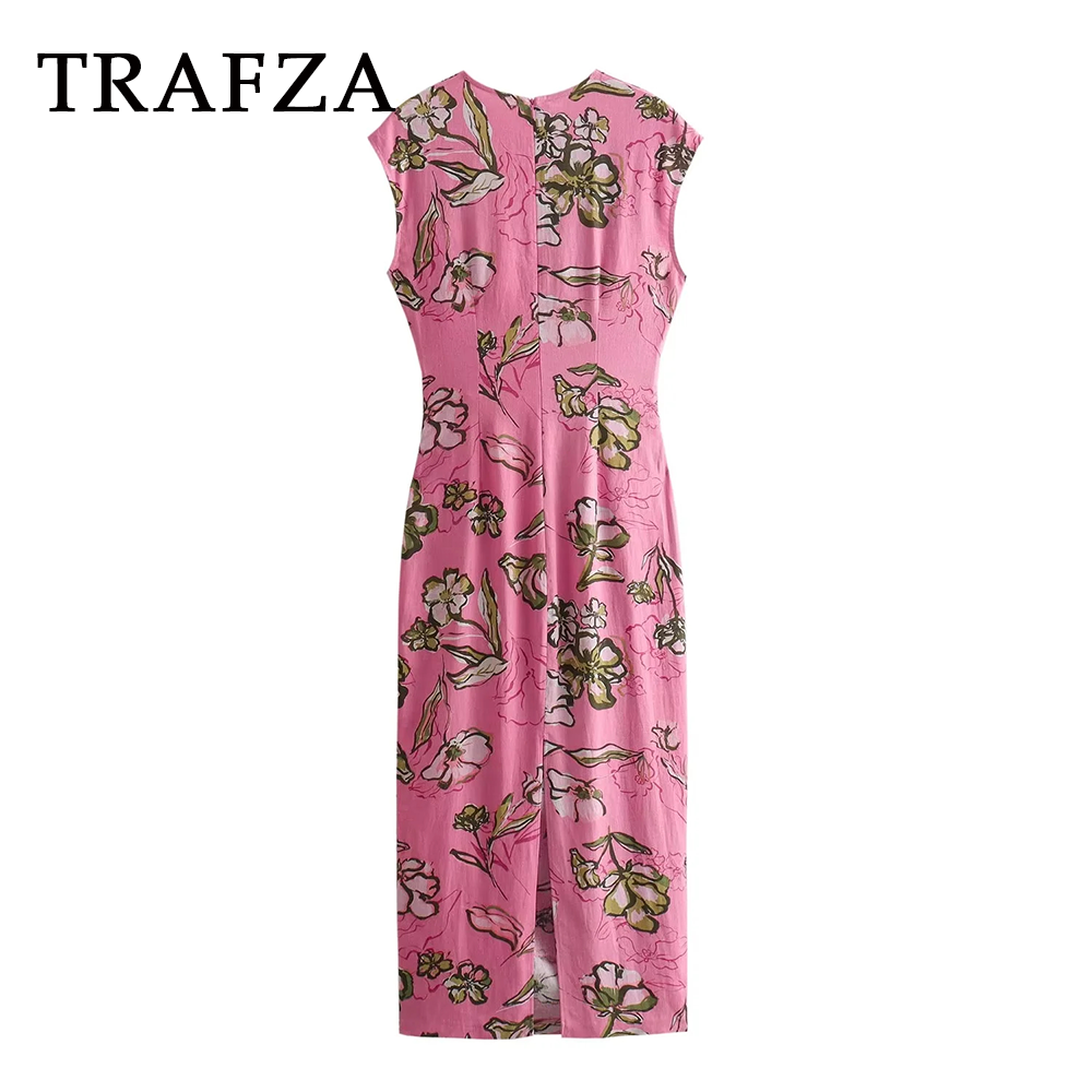 cold weather outfits JazzHer 2024 Spring Summer Sexy Women Print Flower Dresses Fashion Elegant O Neck Slim Hollow Out Pencil Dresses Chic Party Dress