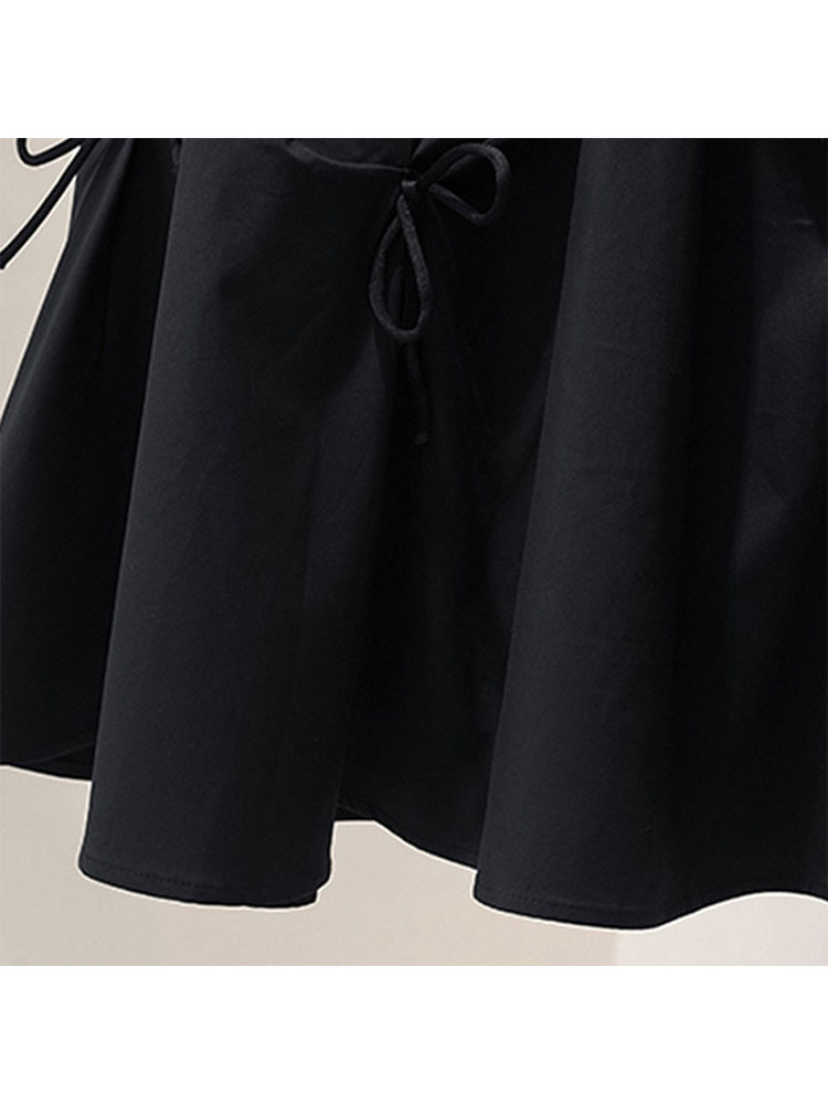 christmas outfit JazzHer Harajuku Pleated Skirts High Waistfor Women High Waisted Skirt Lace Up Bow 2025 Elegant Fashion Skirts Midi Skirt Korean Style