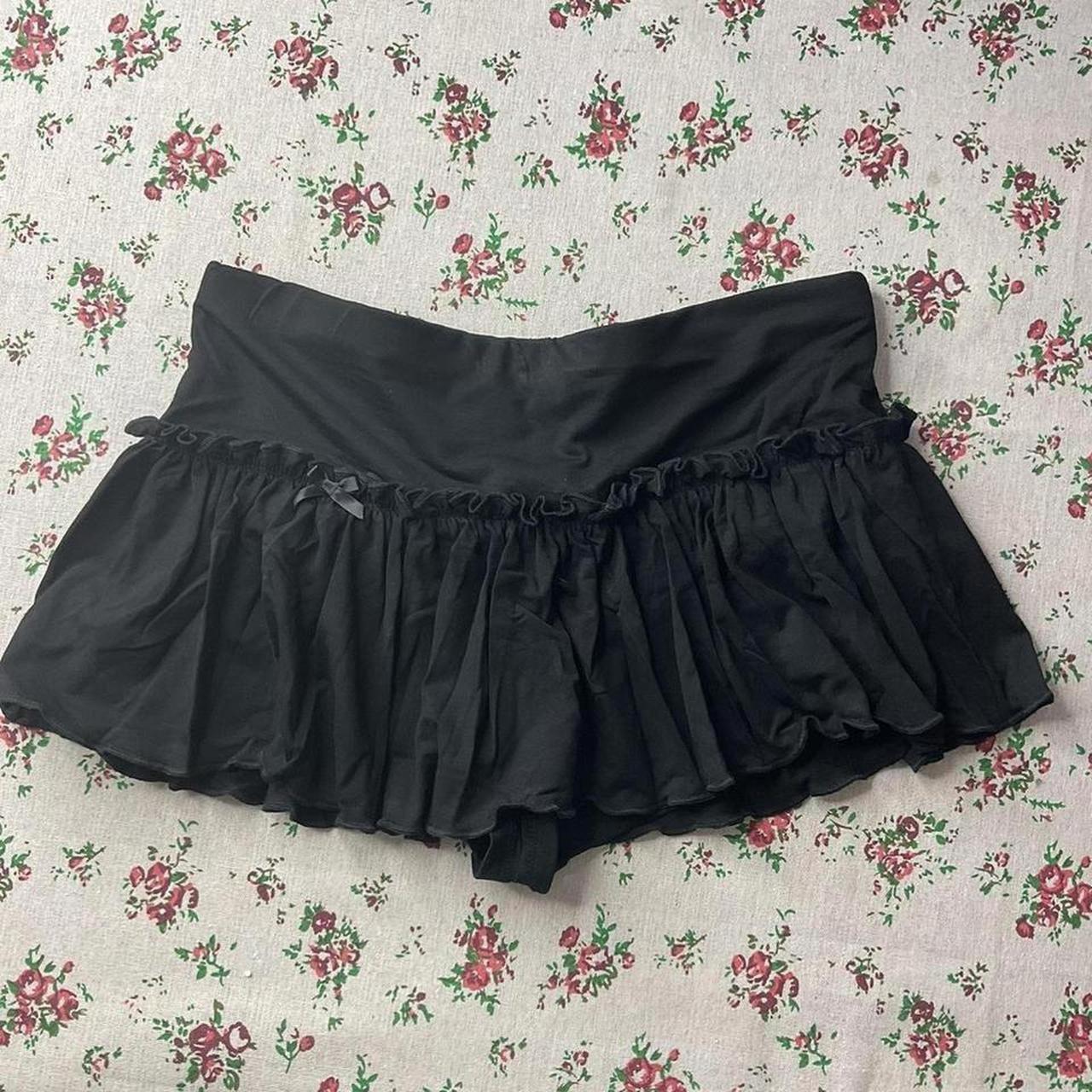 JazzHer Y2K Mini Skirt Ladies low waist layered pleated black sexy retro A-line pleated skirt casual short summer skirt emo