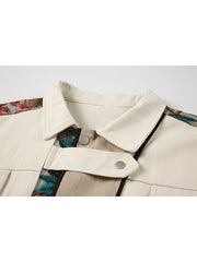 christmas outfit JazzHer Women Jean Jacket Lace Patchwork Trendy Oversized Embroidered Denim Coat 2025 Autumn Female Vintage Streetwear Casual Jacket Top