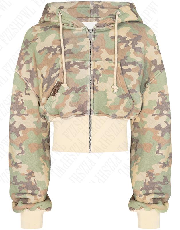 JazzHer Women's 2-piece tailored camouflage hoodie sweatpants Casual long-sleeved zipper jacket Hip Hop Sweatshirt Sports Y2K sweatwear