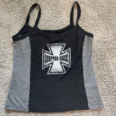 JazzHer Aesthetic Letter Y2K style Crop Top T-shirt Short Sleevle Vest Tees Harajuku Streetwear Suspenders Women Clothes shirt emo