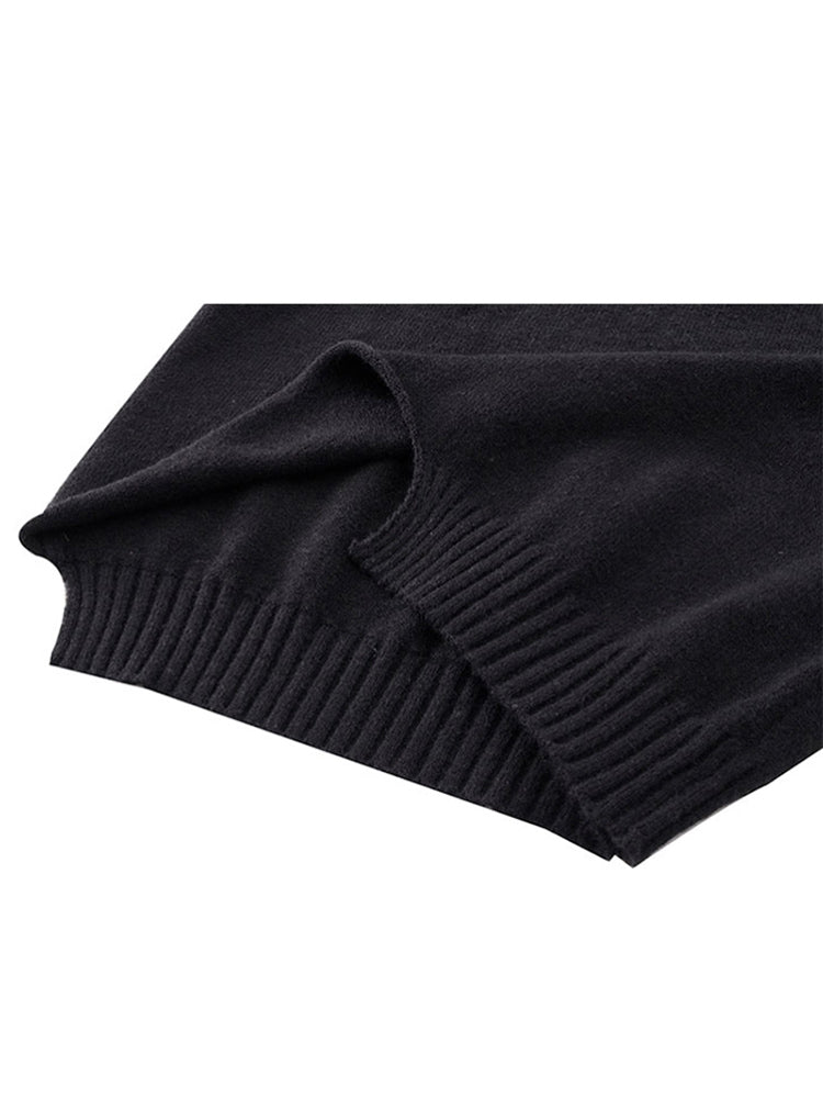 christmas outfit JazzHer Women Vintage Sweater Pullovers O-Neck Casual 2025 Winter Fashion Gothic Harajuku Loose Soft Female Irregular Knitwear Jumper