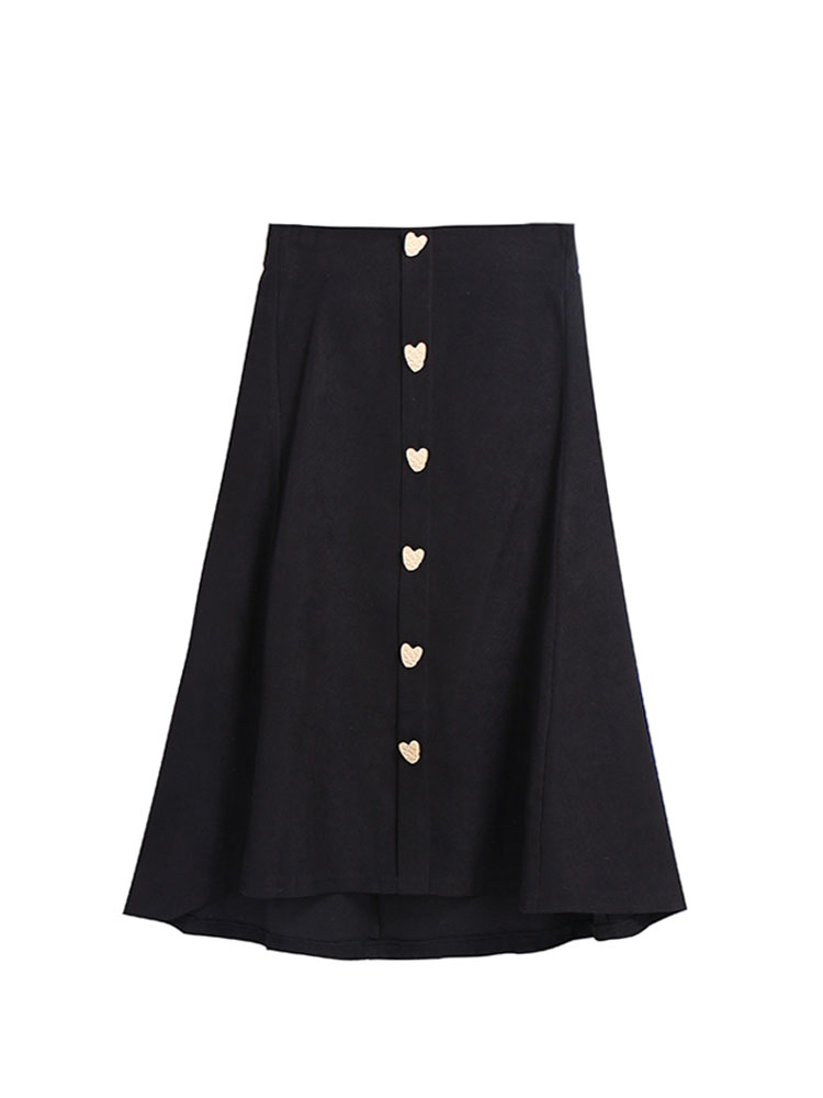 christmas outfit JazzHer Spring Women Red Mid Long Skirt Trendy Loose Vintage A Line Skirts Streetwear Female Korean Elegant High Waist Skirt Plus Size