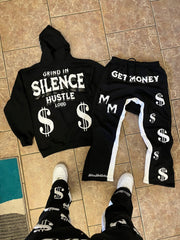 JazzHer American Vintage Zip Hoodies Man Set Streetwear Women Loose Clothes Aesthetic Oversize Sweatshirts Y2K Pant emo Fashion Trousers