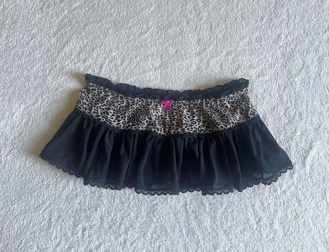 JazzHer Y2K Mini Skirt Ladies low waist layered pleated black sexy retro A-line pleated skirt casual short summer skirt emo