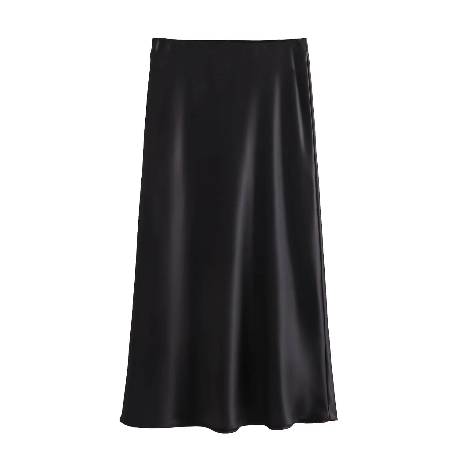 cold weather outfits JazzHer 2024 Spring Women Fashion Skirts Solid Satin Silk Texture Tight Midi Skirt Woman Party Chic Elegant Women Mermaid Skirt