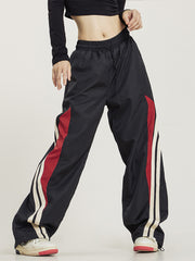 christmas outfit JazzHer Women Black Gothic Patchwork Pants 90s Baggy Sweatpants Harajuku 2000s Y2k Parachute Pants Vintage Trousers Trashy Clothes 2025