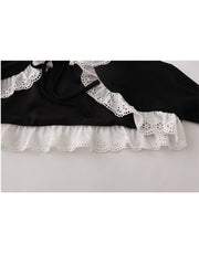 christmas outfit JazzHer Women's Shirts and Blouses Gothic Black Korean Style Harajuku Fashion Vintage Lace Patchwork Shir Cropt Top Clothes Summer 2025