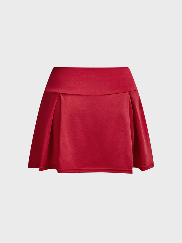 JazzHer 2024 New Plain Short Skirt