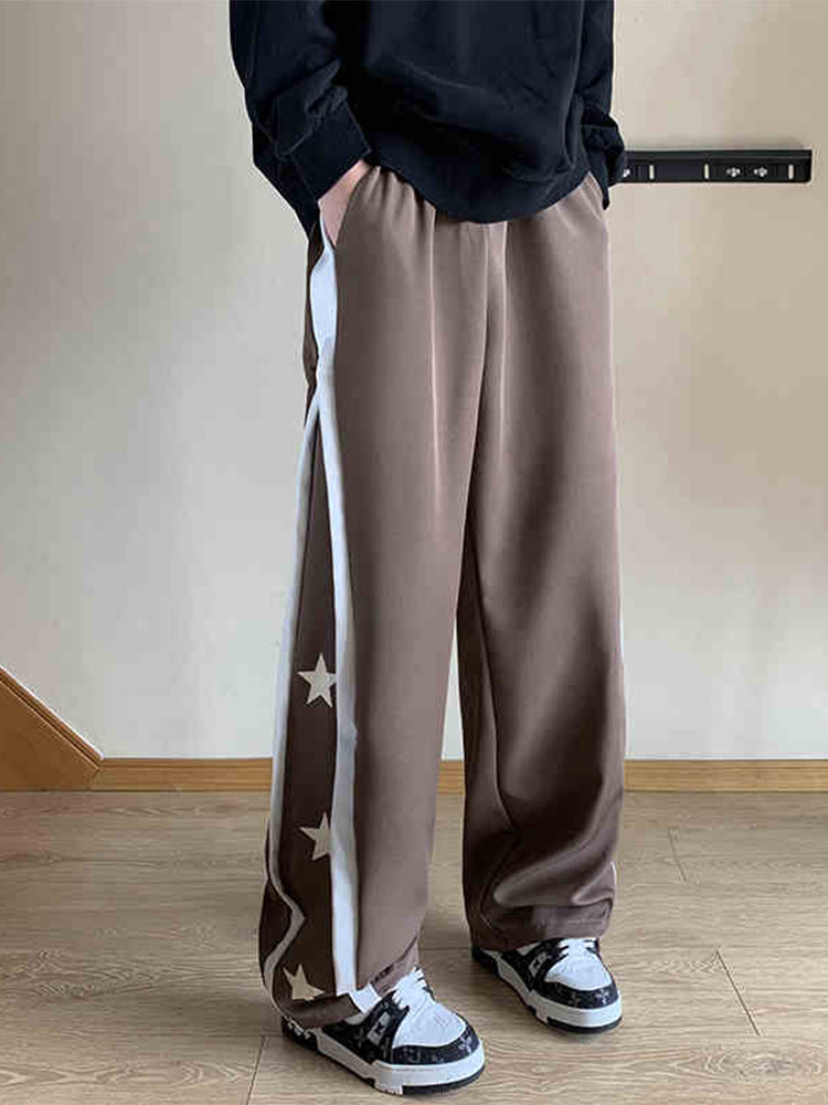 christmas outfit JazzHer Women's Black Gothic Baggy Pants with Star Vintage Y2k Sweatpants Harajuku Oversize Sweatpants High Waist Trousers 2000s Clothes