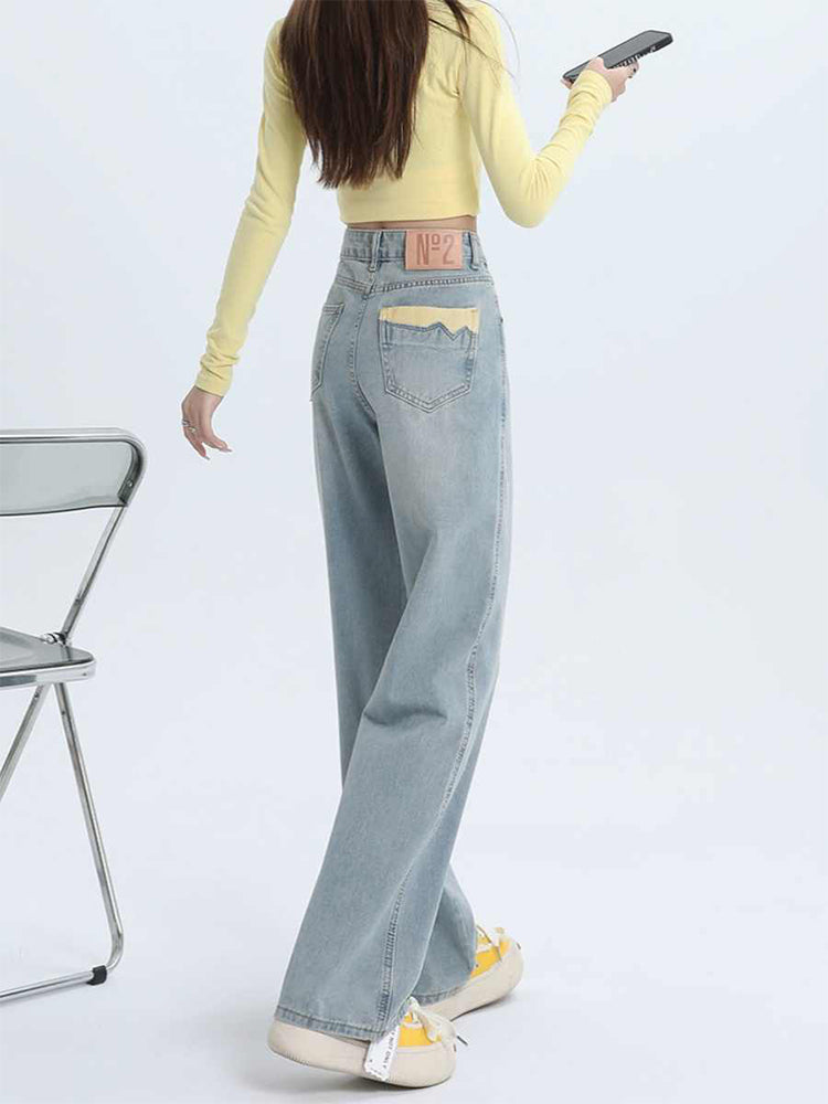 christmas outfit JazzHer Women's Light Blue Y2k Jeans Harajuku Oversize Denim Trousers Vintage Japanese 2000s Style Baggy Jean Pants Trashy Clothes 2025