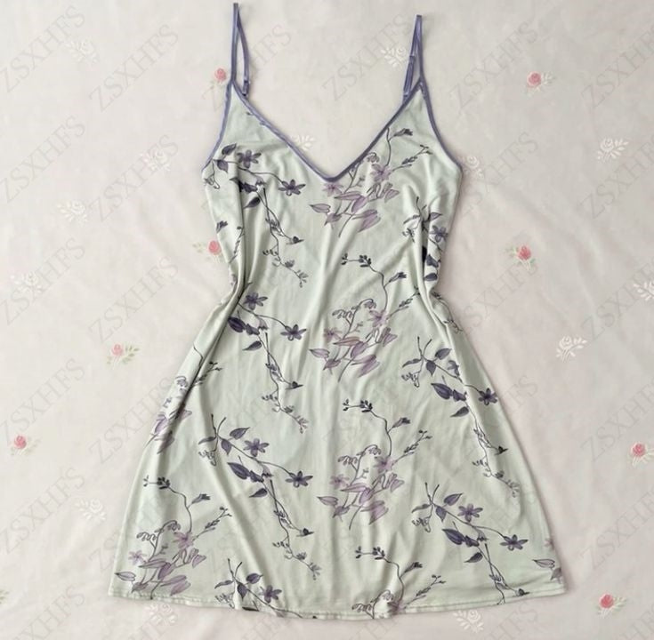 JazzHer Sexy Dress Summer Women Clothes Punk Slim High waist Harajuku Femme Dresses Flower Kpop Mini Dress Vintage 90s Korea Y2k Dresses