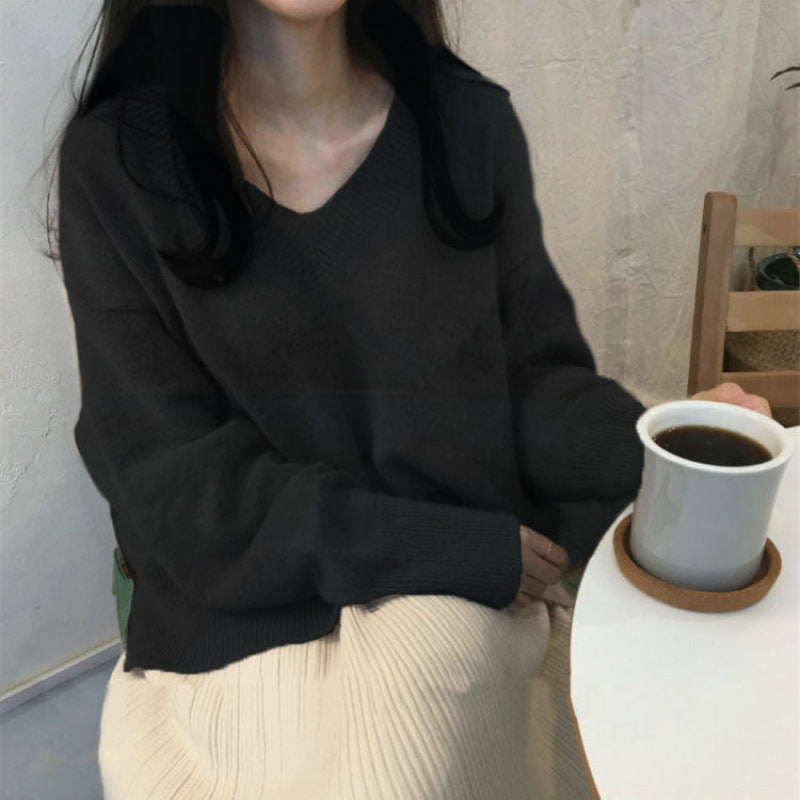 JazzHer Dark Academia Oversized Sweater