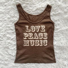 JazzHer Vintage Gothic Women Corset Summer Tank Top Baby Tee Y2k tank top Print Emo Punk Stree Graphics Camisole Top Grunge Crop Top