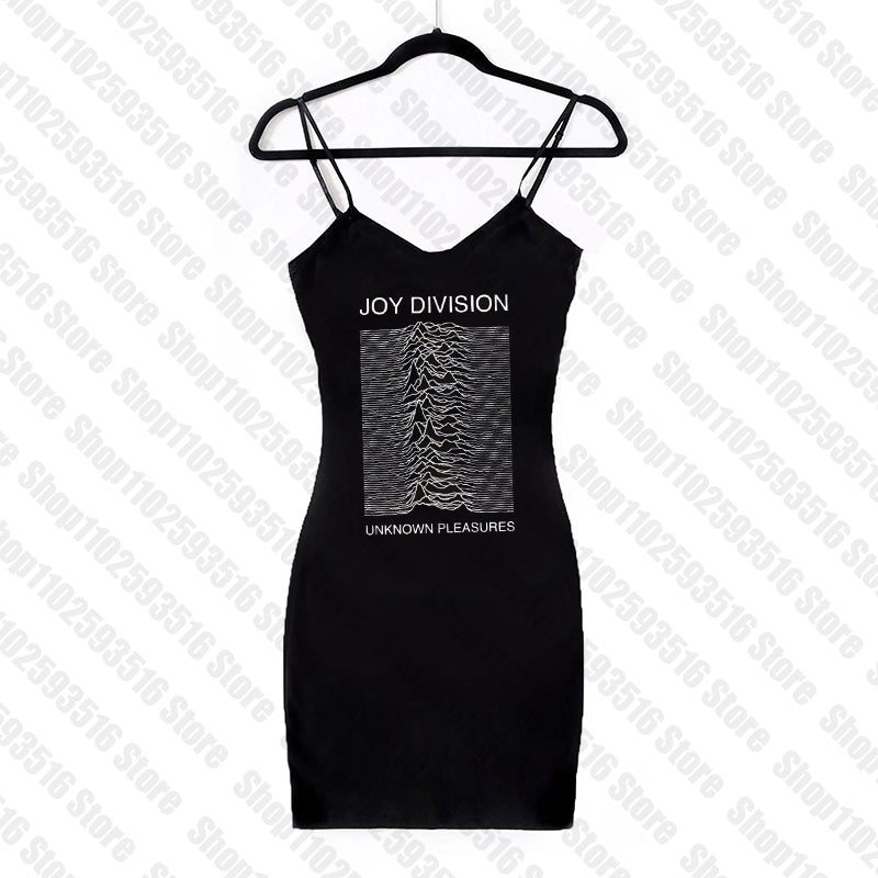 JazzHer Female Clothing Short Dresses Gothic Dress Black Mini Dress Rock Graphic Emo Punk Harajuku Y2k Clothes Goth Party Women's Summer