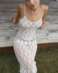 JazzHer Lace Perspective Cami Maxi Dress