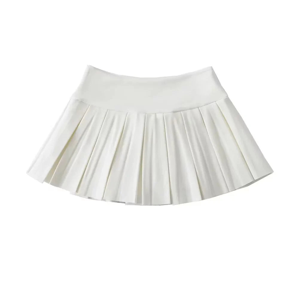 JazzHer Andraya Pleated Mini Skirt