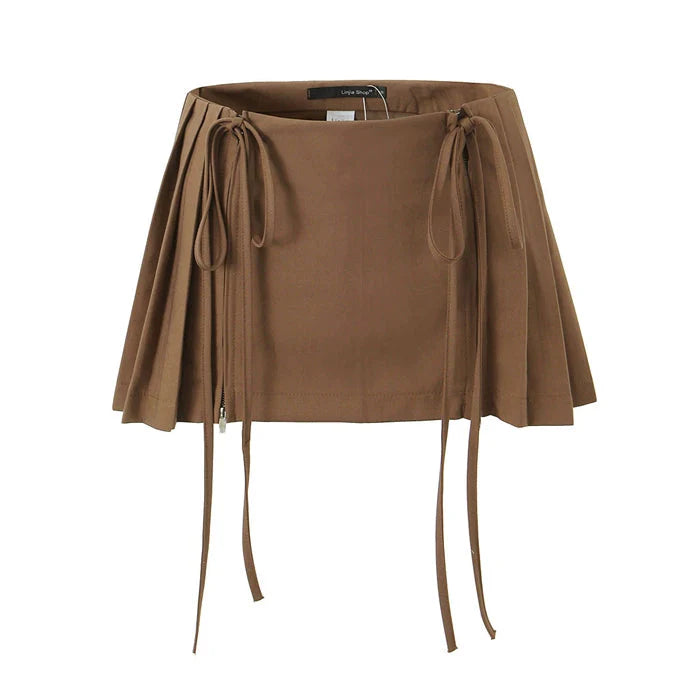 JazzHer Arilyn Pleated Mini Skirt