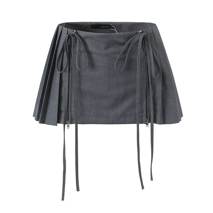 JazzHer Arilyn Pleated Mini Skirt