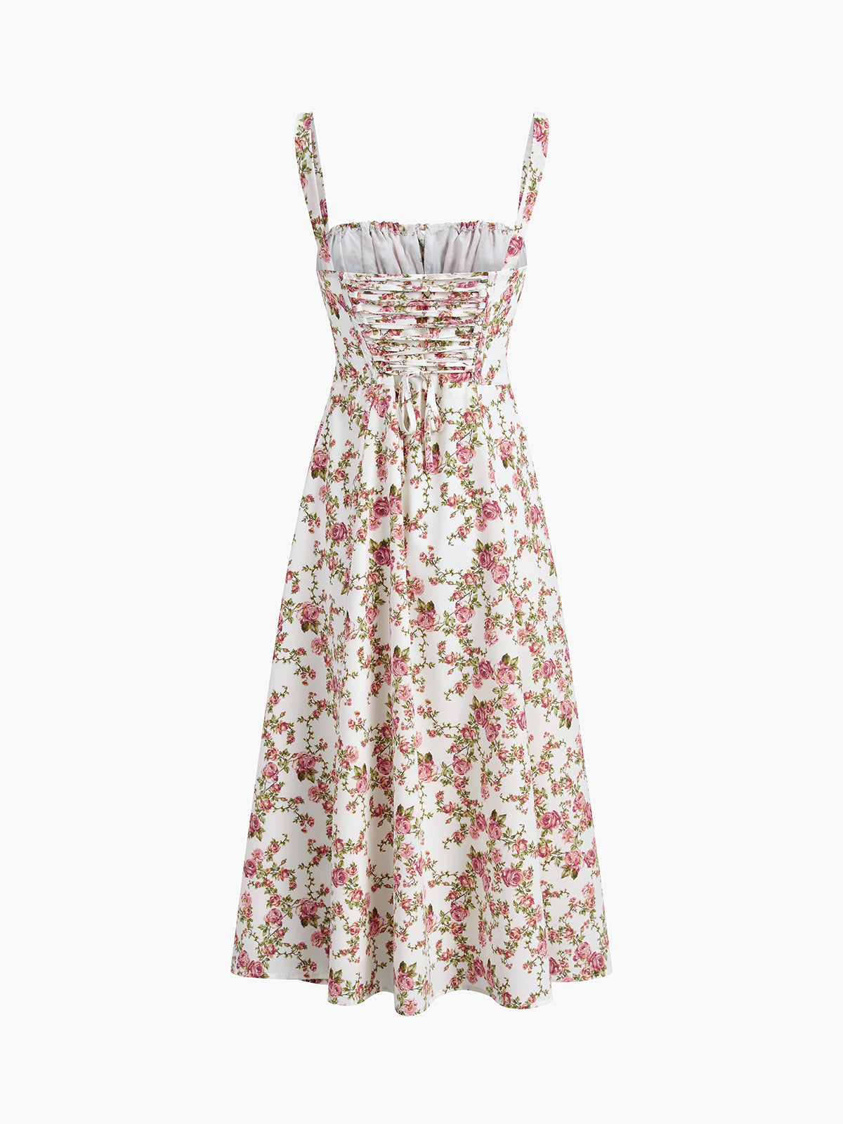 JazzHer Rosebud Floral Midi Sundress