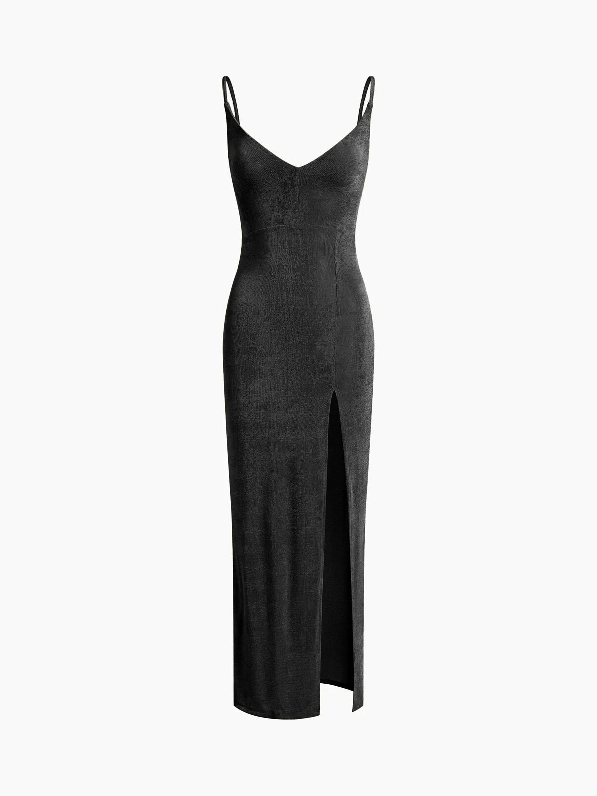 JazzHer Strap Slit Midi Dress