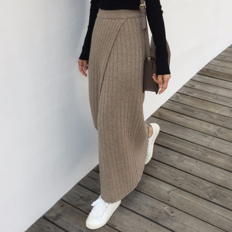 JazzHer Clariss Knit Maxi Skirt