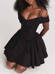 JazzHer Elida Off Shoulder Mini Dress