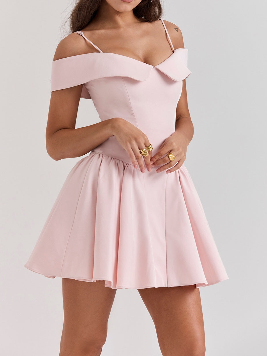 JazzHer Elida Off Shoulder Mini Dress