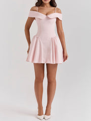 JazzHer Elida Off Shoulder Mini Dress