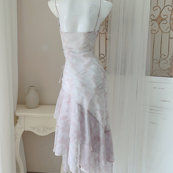 JazzHer Floral Evening Midi Dress