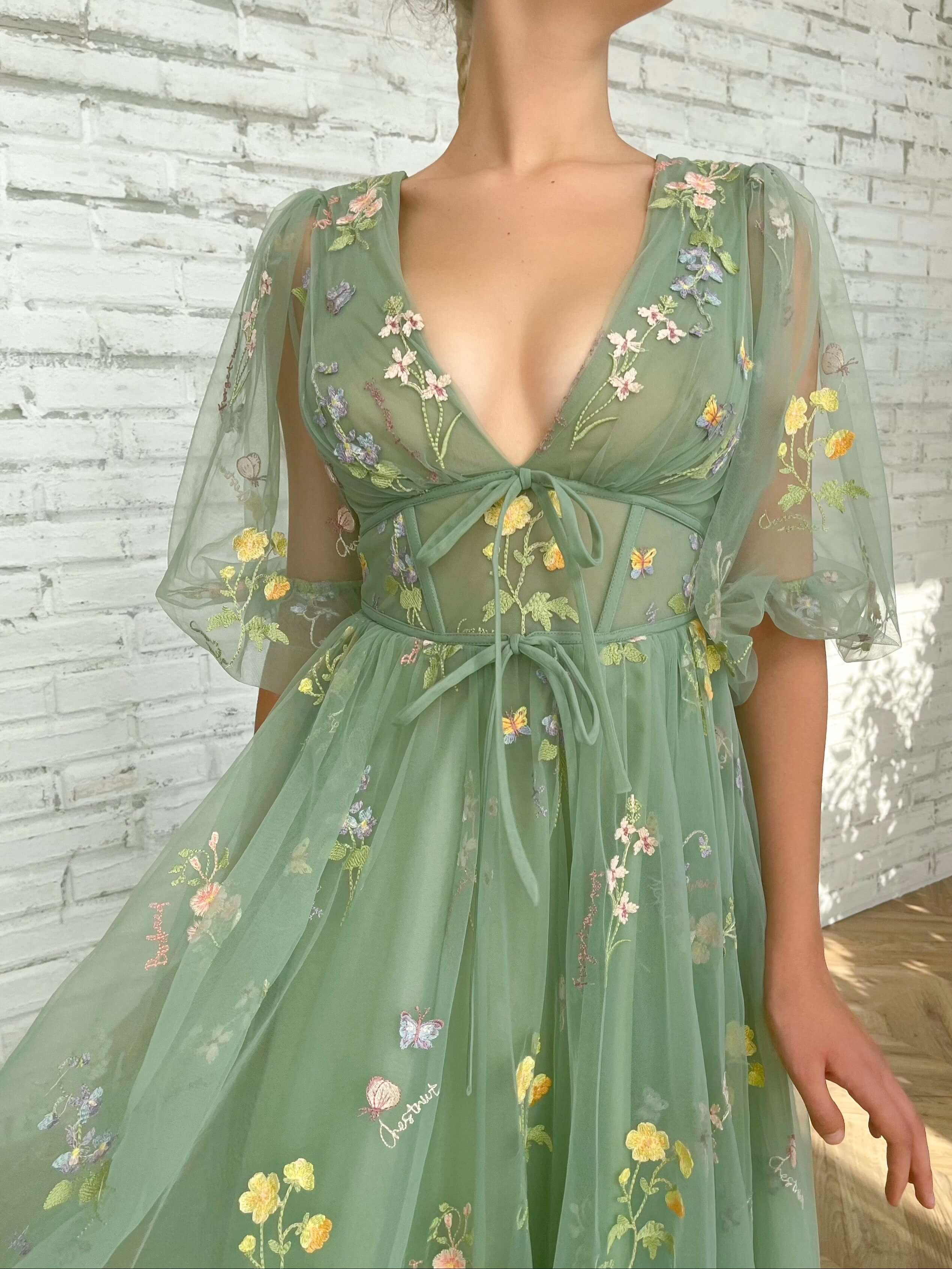 JazzHer Flourishing Meadow Midi Dress
