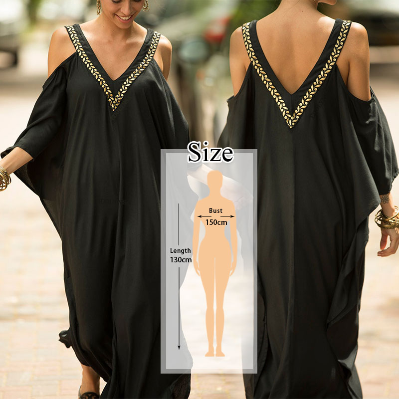 JazzHer 2024 Indie Folk Embroidered V-Neck Short Sleeve Summer Beach Straight Dress Sexy Tunic Women Beachwear Swimsuit Cover-Ups Q790