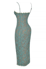 JazzHer Joelle Forest Lace Midi Dress