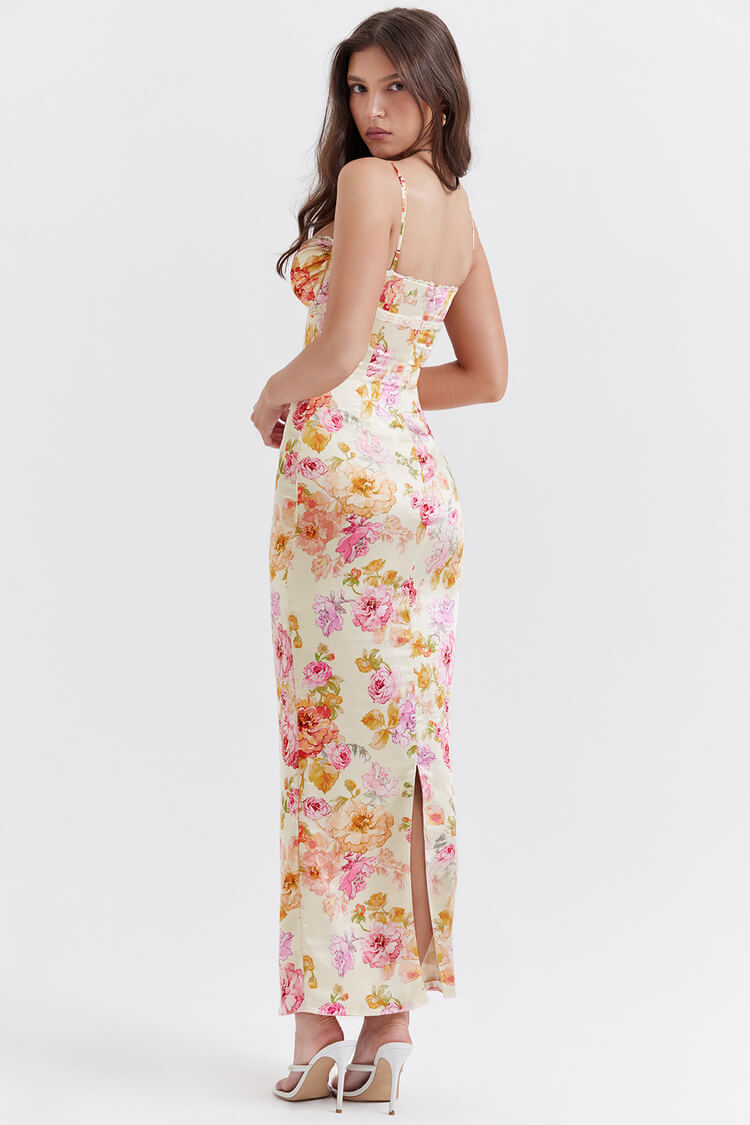 JazzHer Josefina Ivory Floral Maxi Dress (PRE-ORDER)