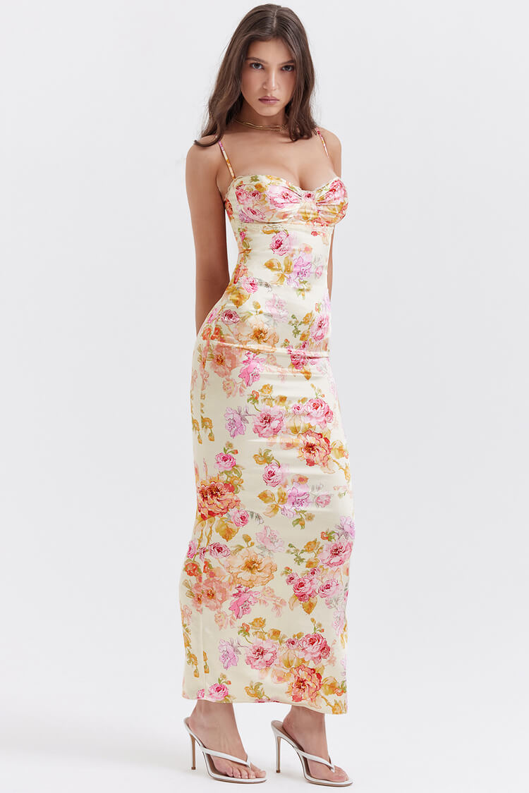 JazzHer Josefina Ivory Floral Maxi Dress (PRE-ORDER)