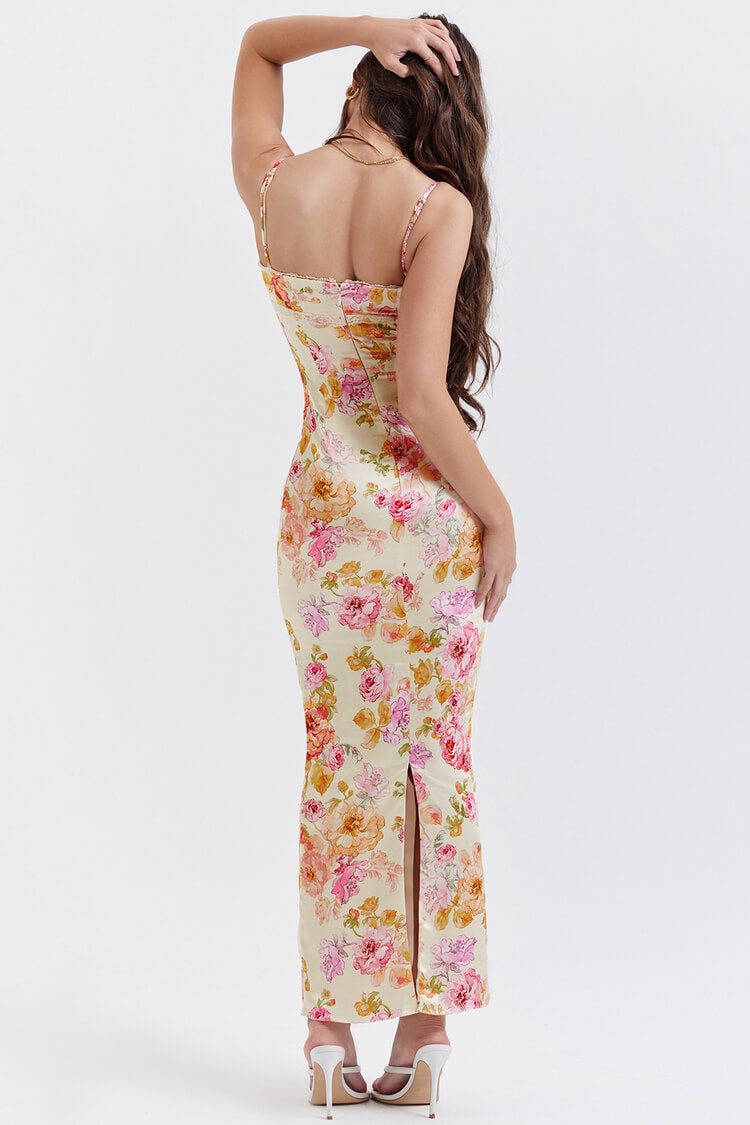 JazzHer Josefina Ivory Floral Maxi Dress (PRE-ORDER)