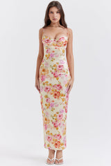 JazzHer Josefina Ivory Floral Maxi Dress (PRE-ORDER)
