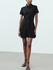 JazzHer Mini Shirt Dress