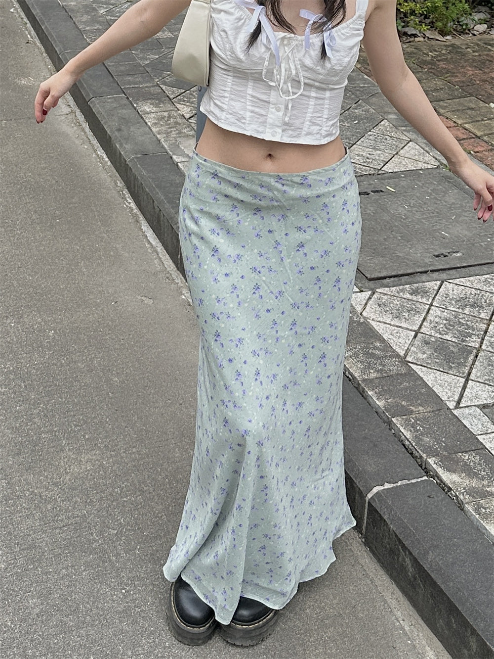 JazzHer April Floral Maxi Skirt