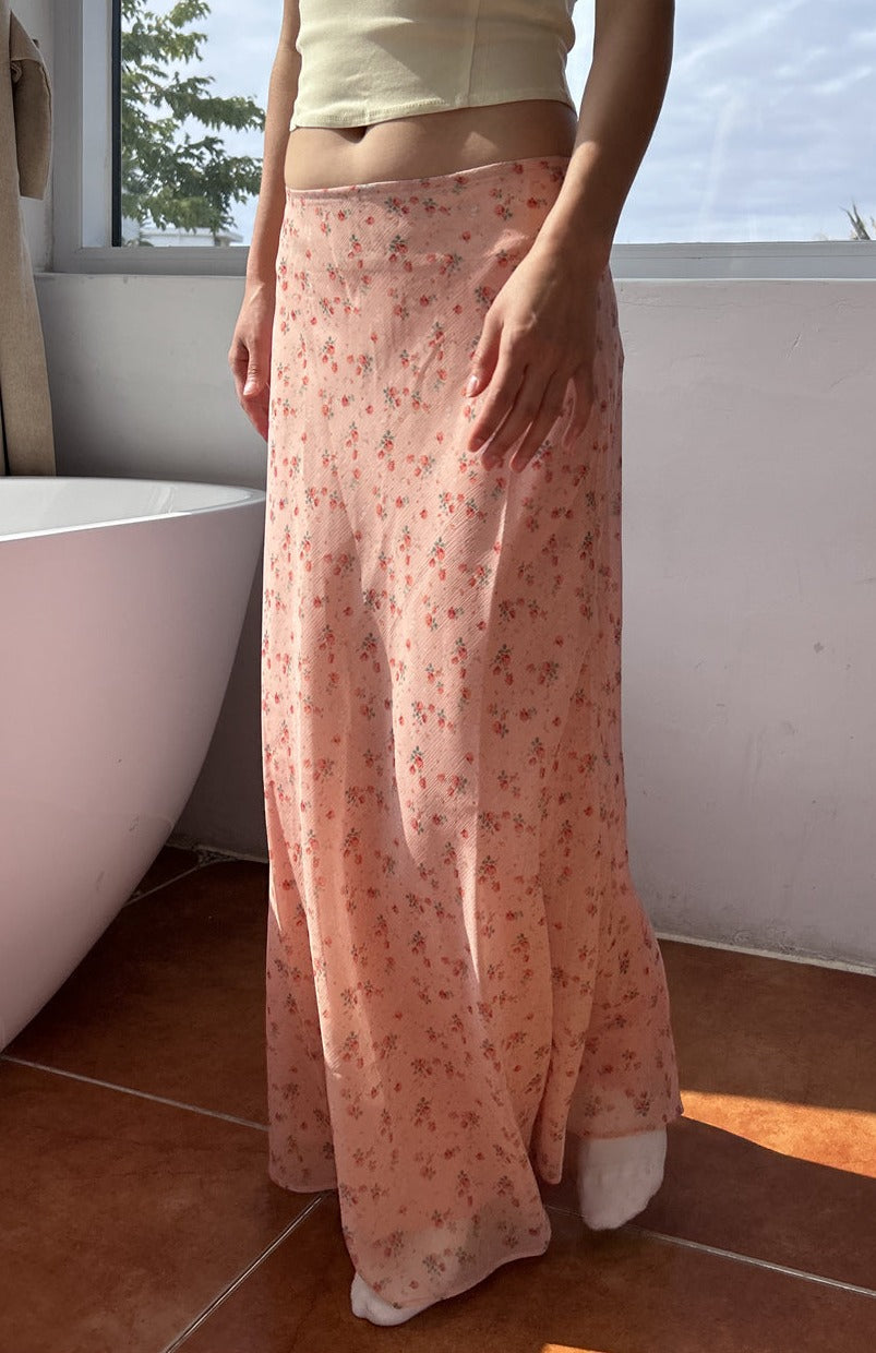 JazzHer April Floral Maxi Skirt