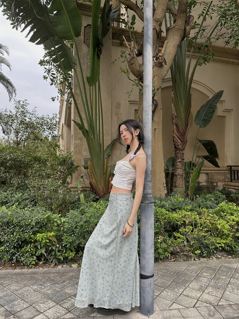 JazzHer April Floral Maxi Skirt