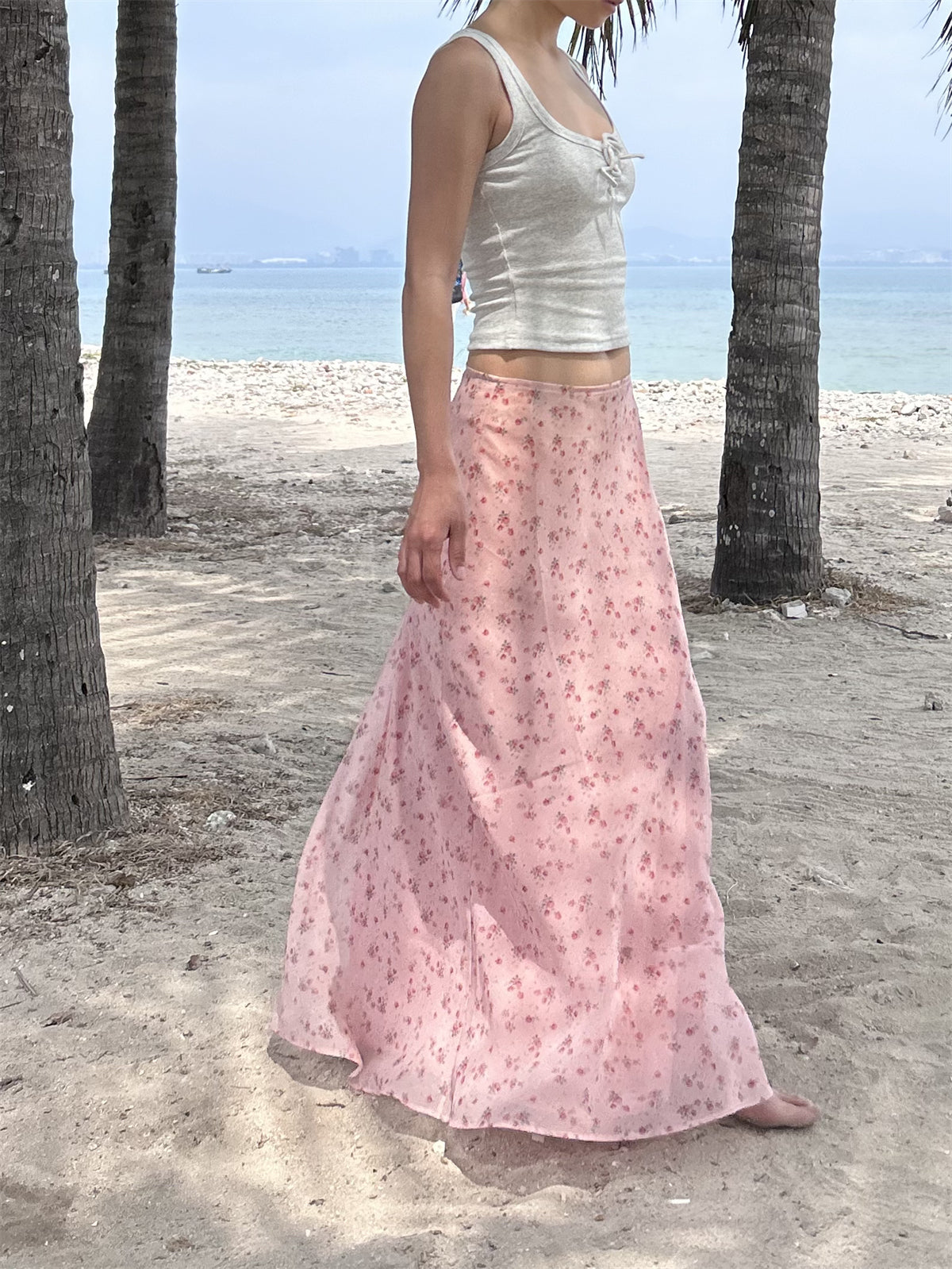 JazzHer April Floral Maxi Skirt