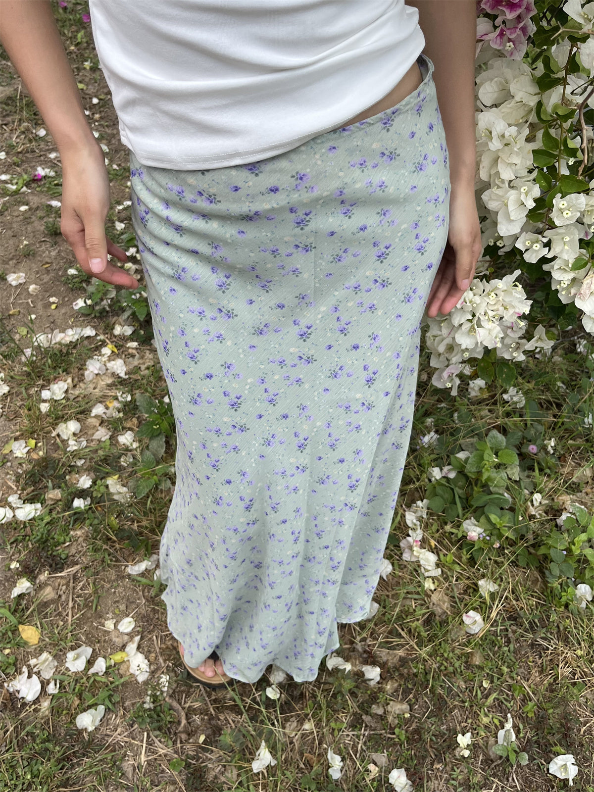 JazzHer April Floral Maxi Skirt